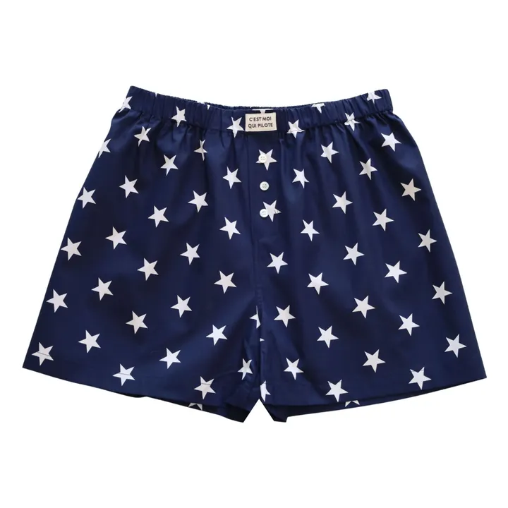 Caleçon Etoiles | Bleu- Image produit n°0