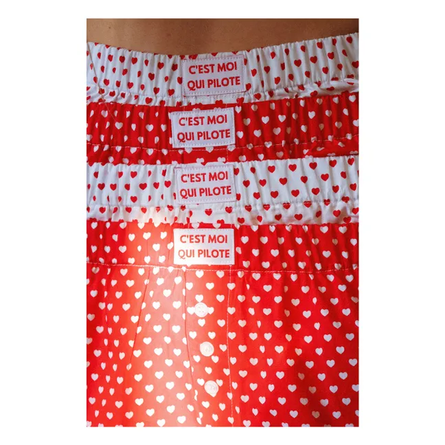 Pantalones corazón  | Rojo