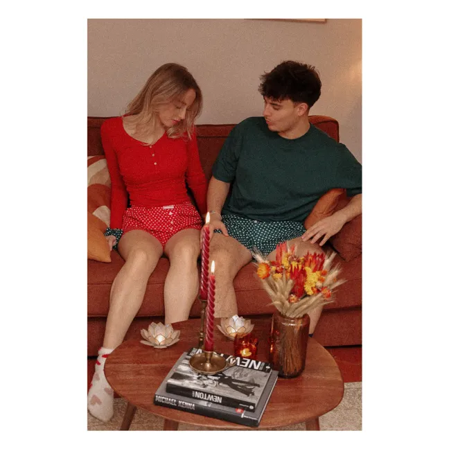 Pantalones corazón  | Rojo