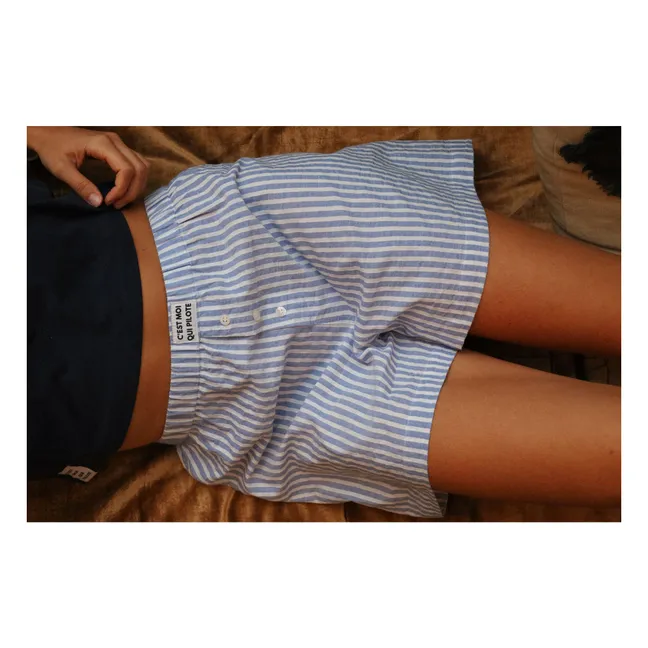 Striped shorts | Blue