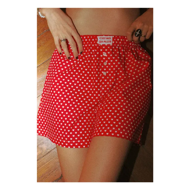 Unterhose Herzen  | Rot