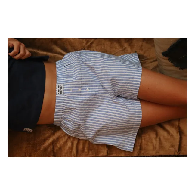 Unterhose Gestreift | Blau