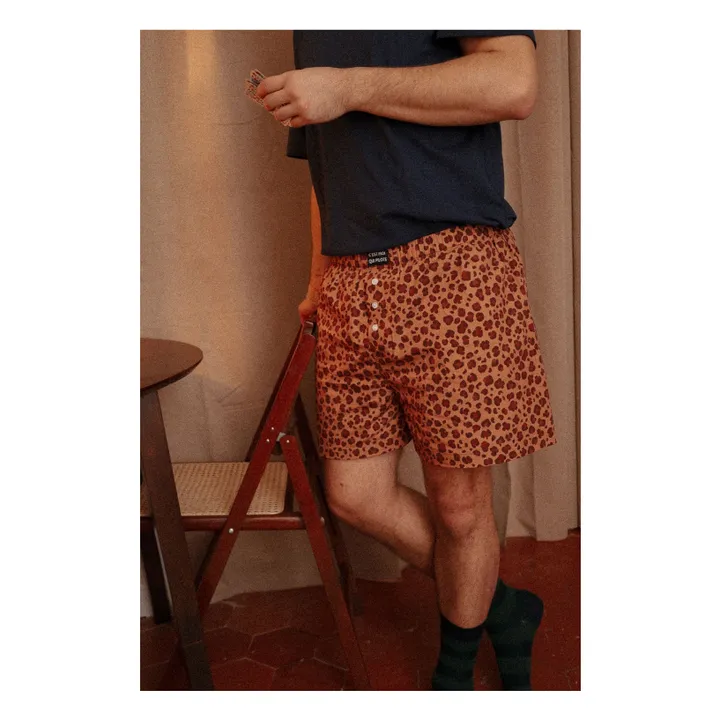 Caleçon Léopard | Marron- Image produit n°3
