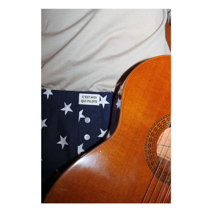 Caleçon Etoiles | Bleu- Image produit n°4