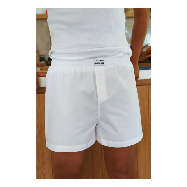 Milky shorts | White