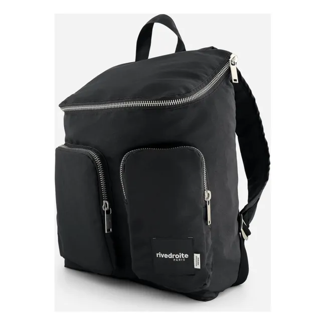 Abel Backpack Recycled Fiber | Black