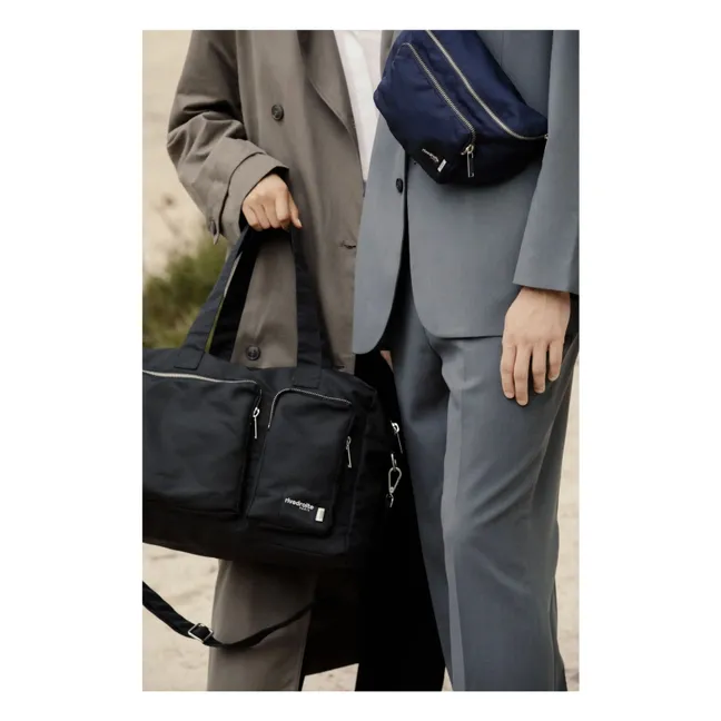 Bolsa 24 horas Keller Fibras recicladas | Negro