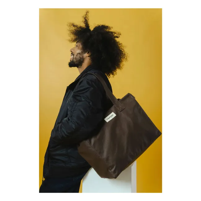 24 Horas Celestins Bolsa Encerada | Marrón