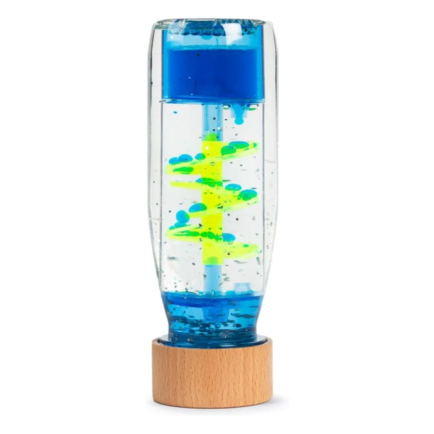 Bouteille sensorielle à spirale | Bleu- Image produit n°3
