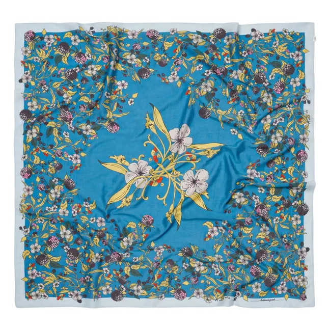 Bromflora scarf | Blue