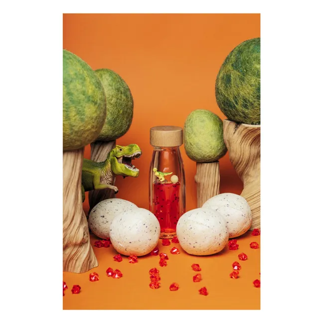 Sensorische Flasche T-Rex | Orange