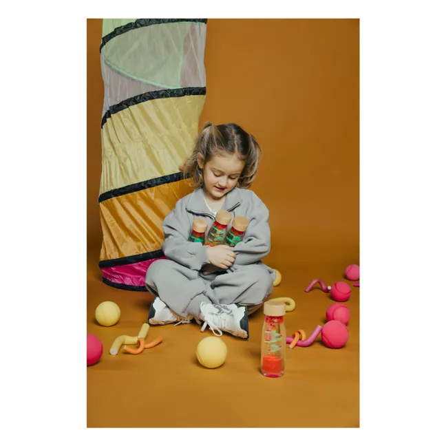 Sensorische Spiralflasche | Bonbonfarben