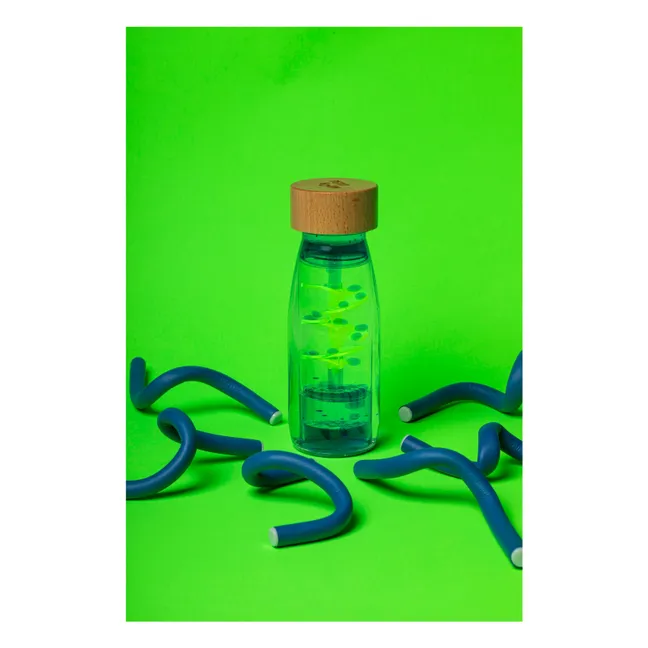 Botella sensorial en espiral | Azul