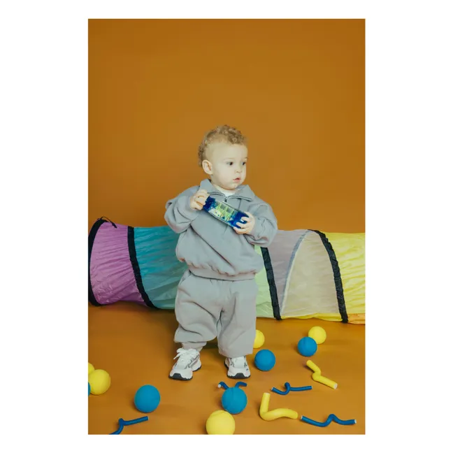 Botella sensorial en espiral | Azul