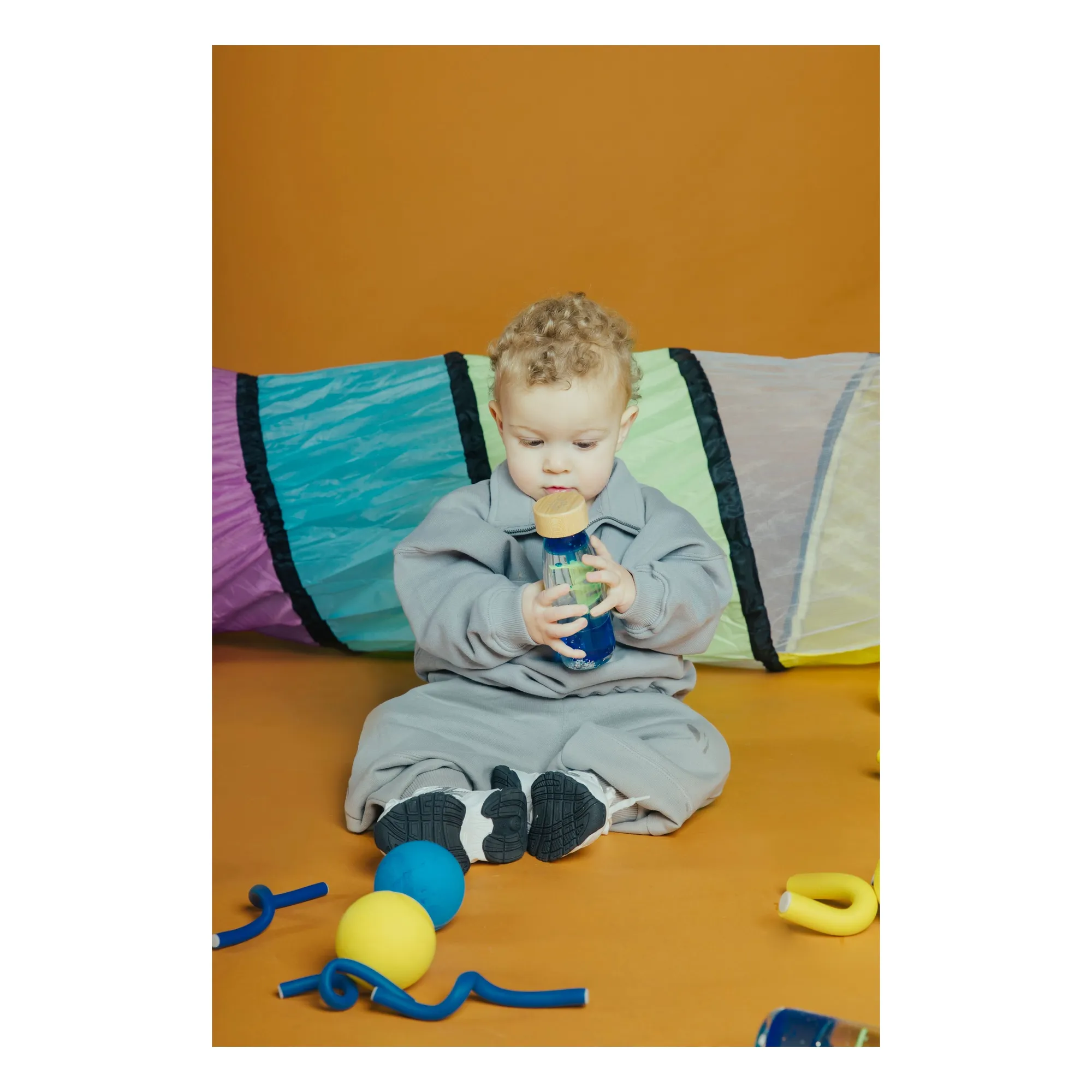 Bouteille sensorielle à spirale | Bleu- Image produit n°5