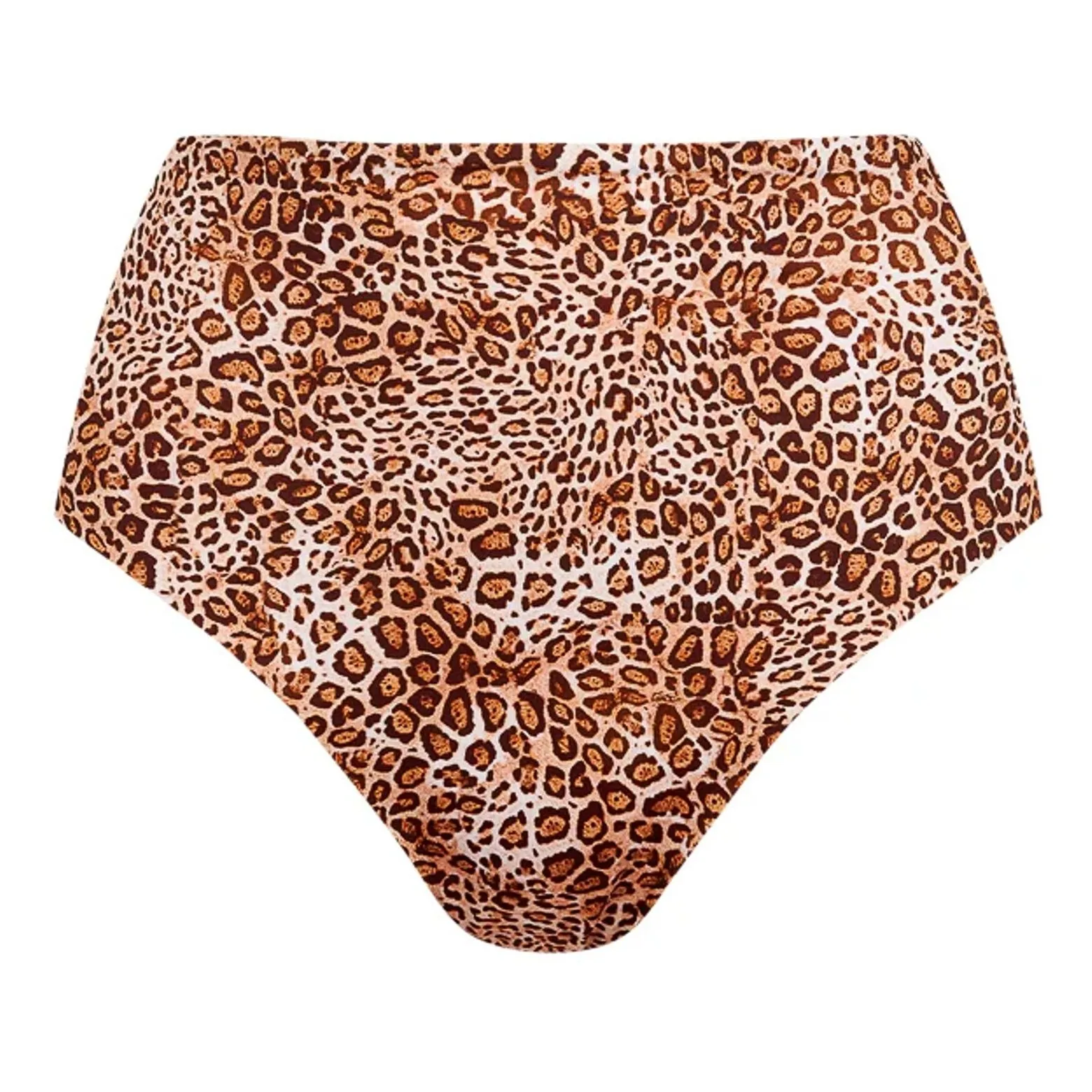 Vanessa Sposi - Bas de Maillot de Bain Taille Haute - Léopard - S