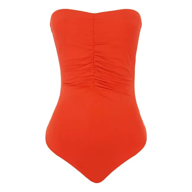 Einteiliger Badeanzug Das Bustier | Rot