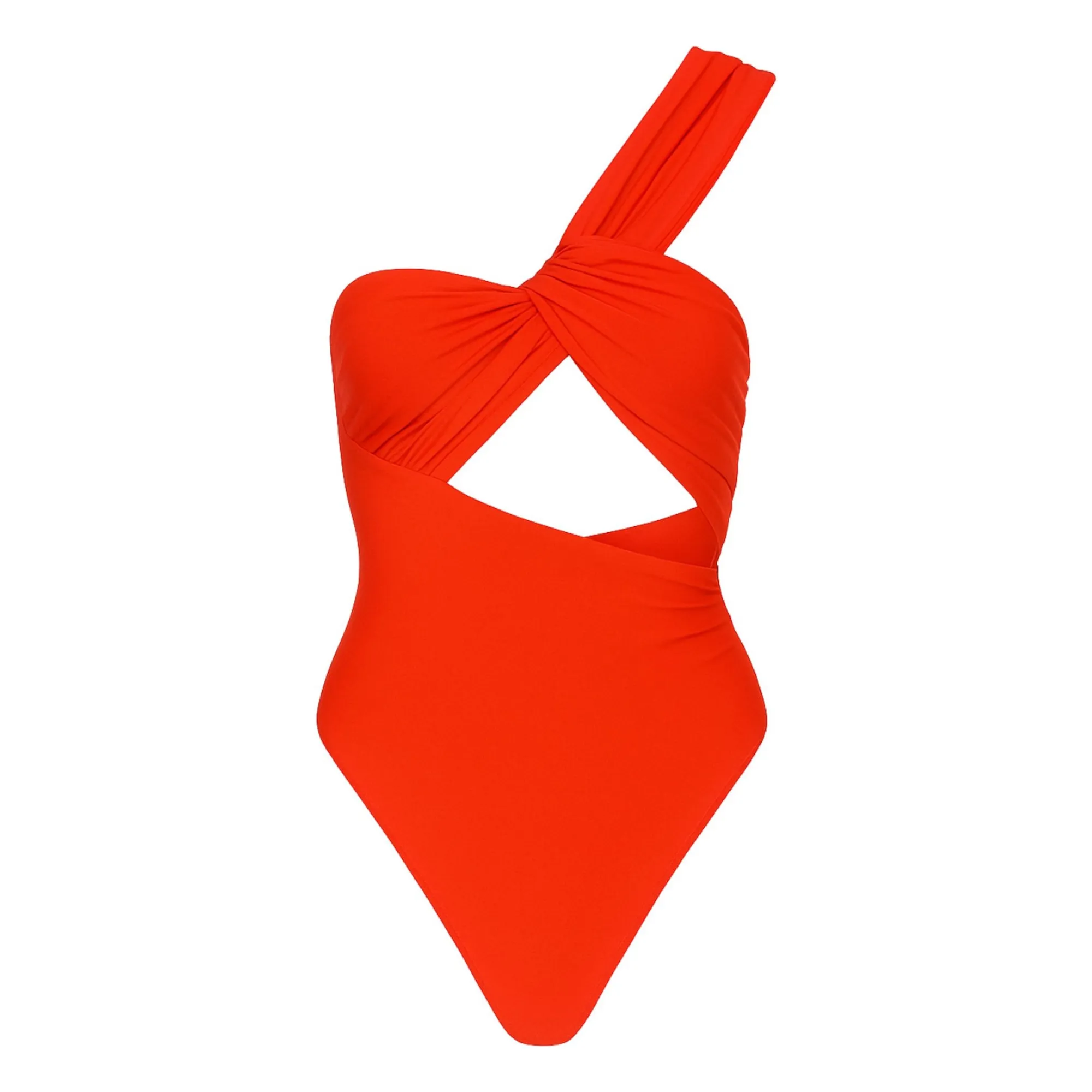 Vanessa Sposi Red Maillot Une Pièce Le Trikini