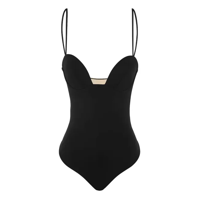 Maillot Une Pièce Le Balconette | Noir