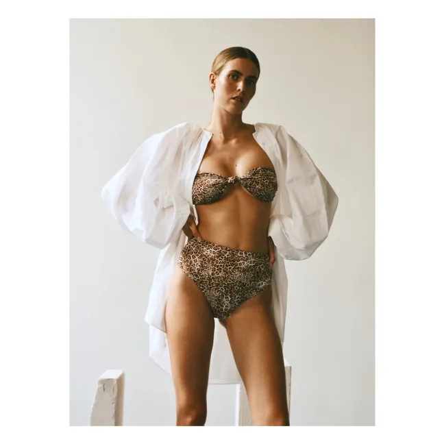 Bas de Maillot Le Taille Haute | Léopard