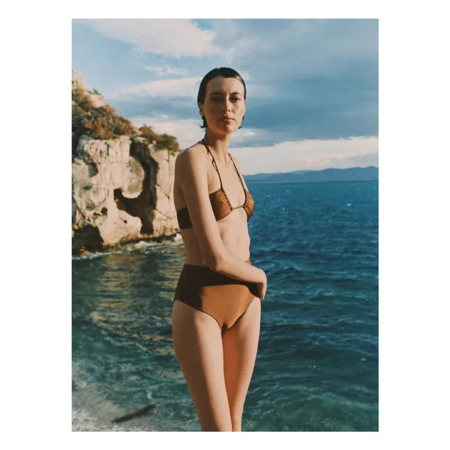 Bas de Maillot Le Taille Haute | Chocolat