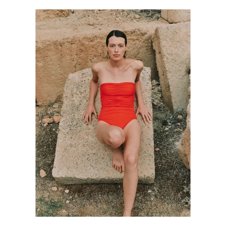 Maillot Une Pièce Le Bustier | Rouge- Image produit n°1