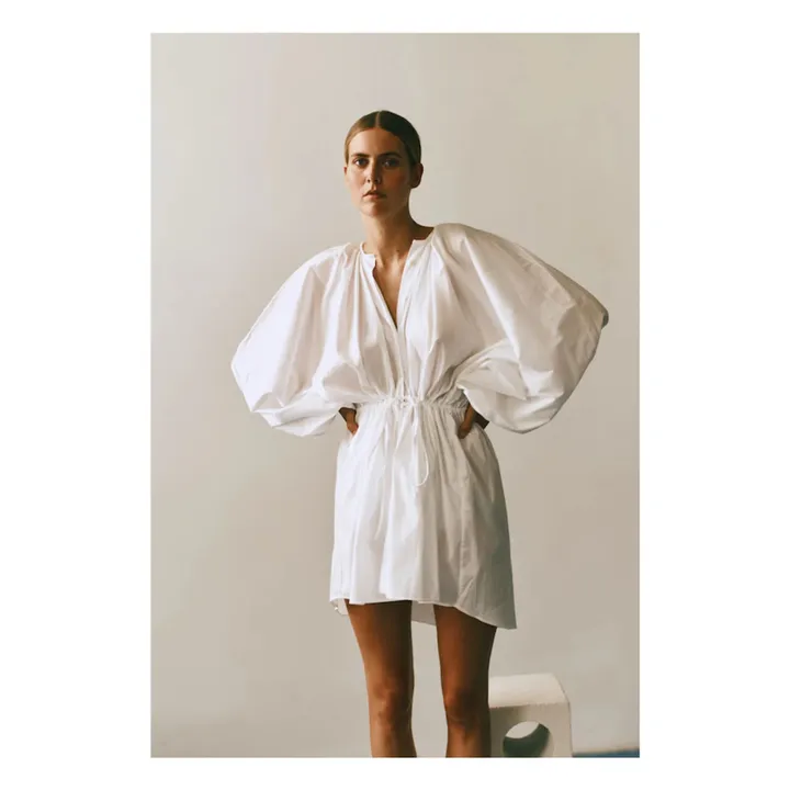 Robe La Volumineuse Mini | Ivoire- Image produit n°1