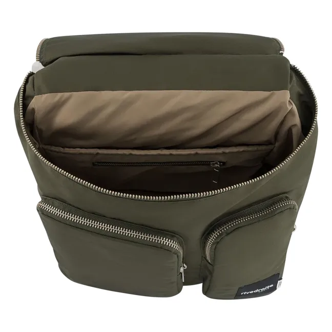 Zaino Abel in fibra riciclata | Verde militare