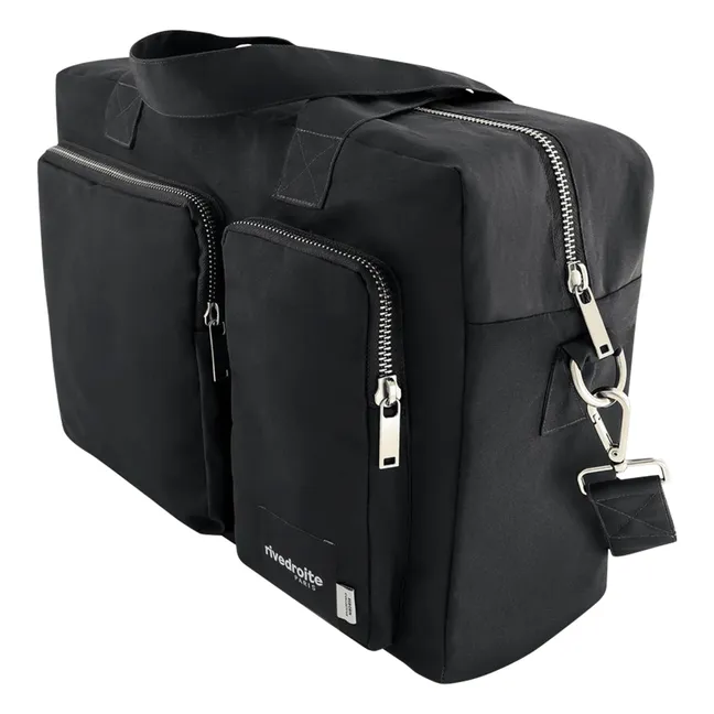 24-Stunden-Tasche Keller Recycelte Fasern | Schwarz