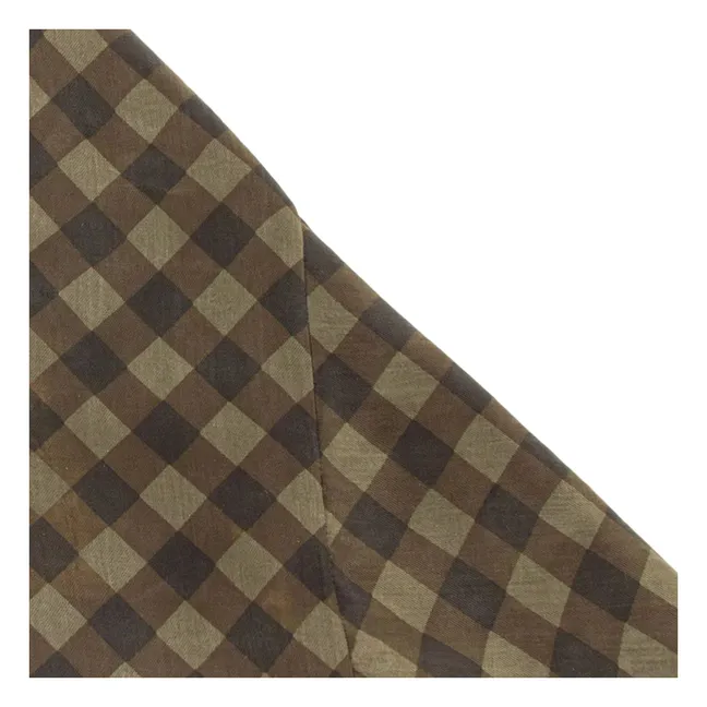 Kopftuch Scotty Kariert | Khaki