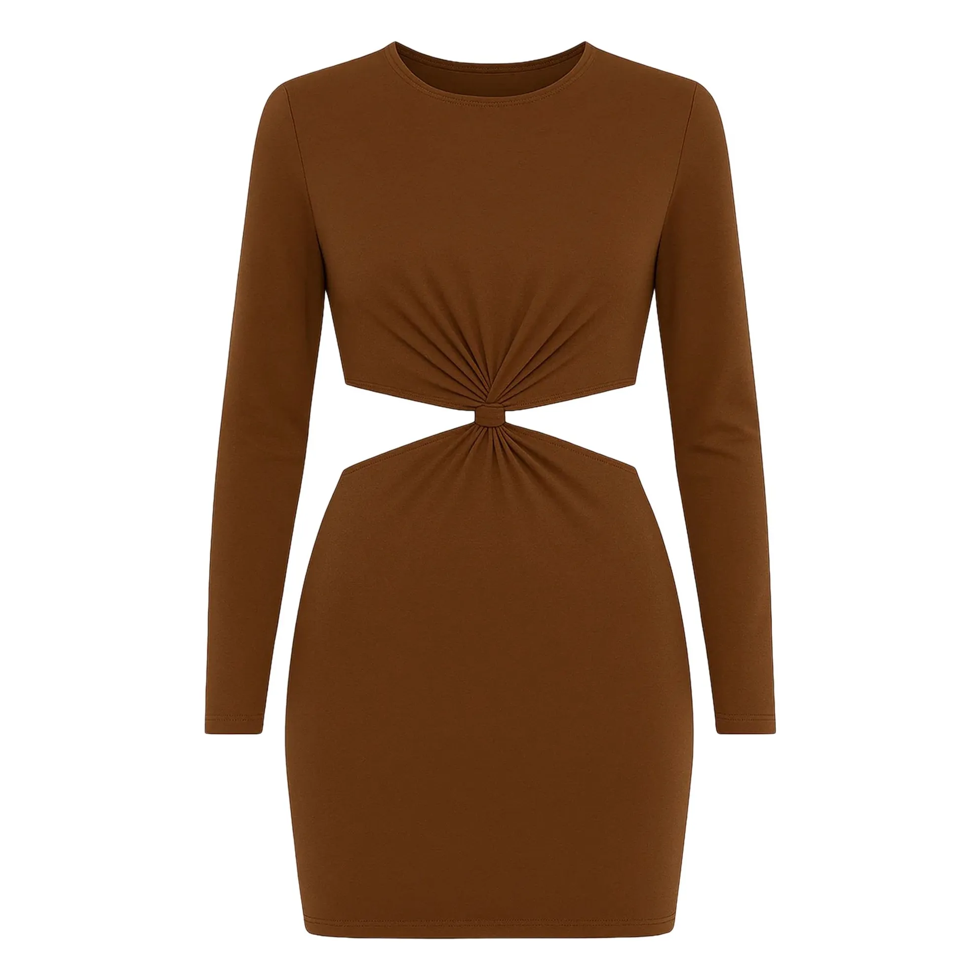 Vanessa Sposi Chocolate The Loop Cut Out Dress