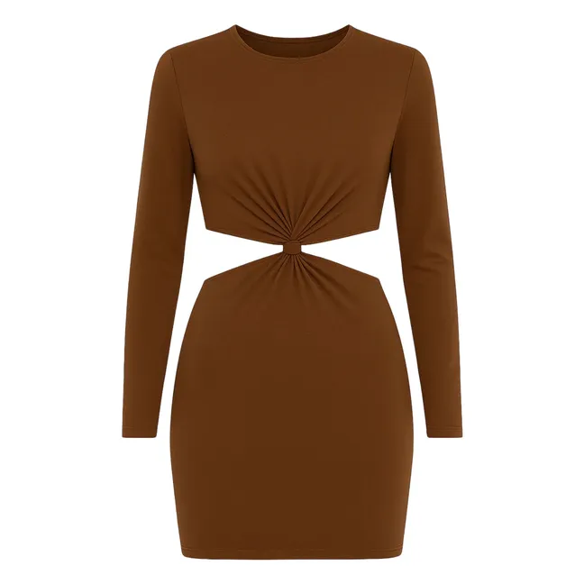 Kleid The Loop Cut Out | Schokoladenbraun