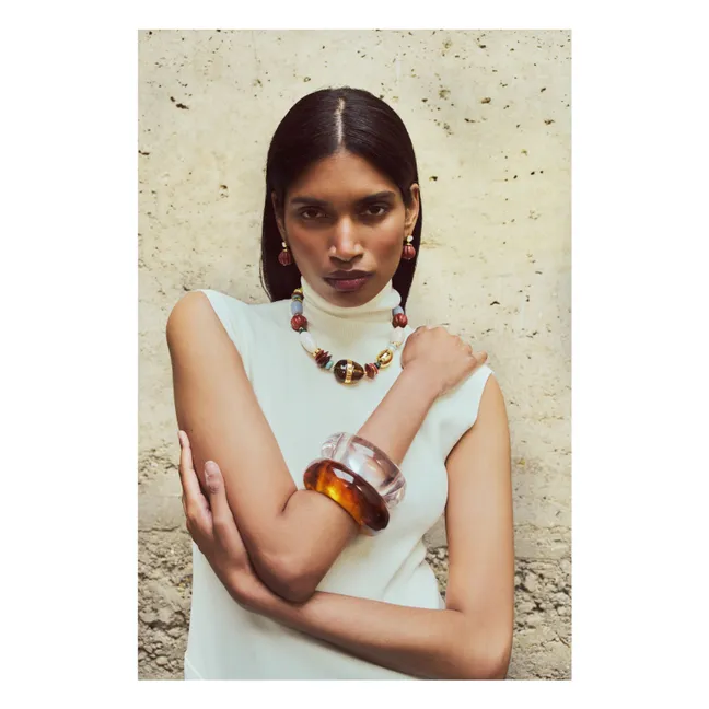 Bow bracelet | Brown