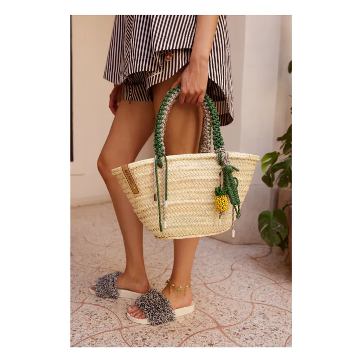 Mini Panier Macramé | Beige- Image produit n°1