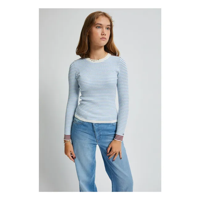 Jersey de rayas Vesuvio | Azul