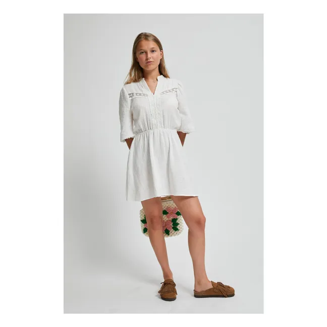 Robe Broderie Anglaise Vernon | Blanc