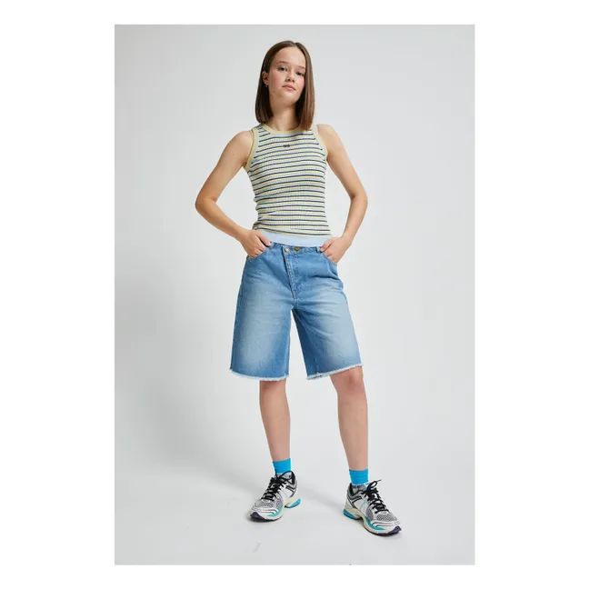 Camiseta de tirantes a rayas Venerdi | Azul Claro