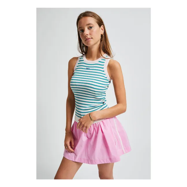 Camiseta de tirantes a rayas Venerdi | Azul Claro