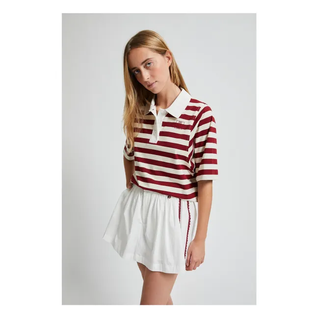 Jupe Short Brodé Vasislas  | Blanc