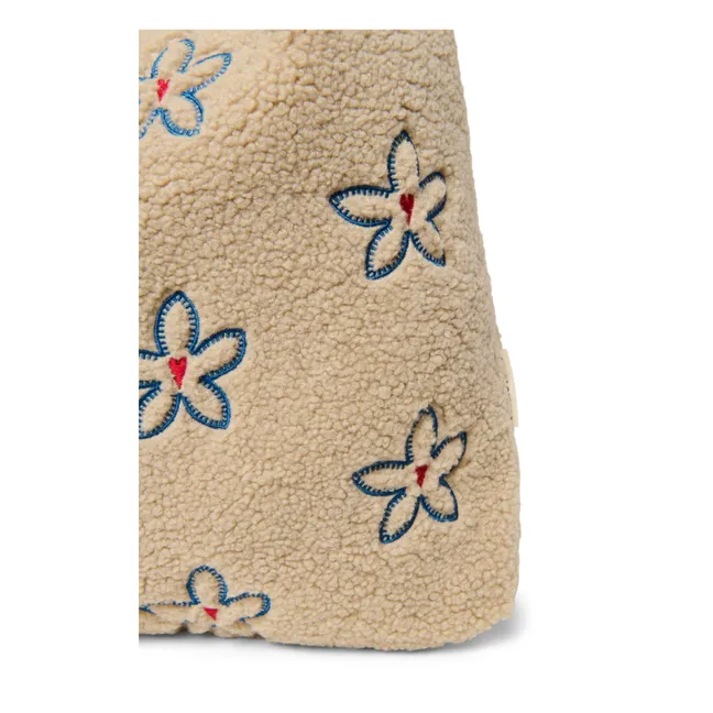 Borsa mamma con cuore a fiori | Beige