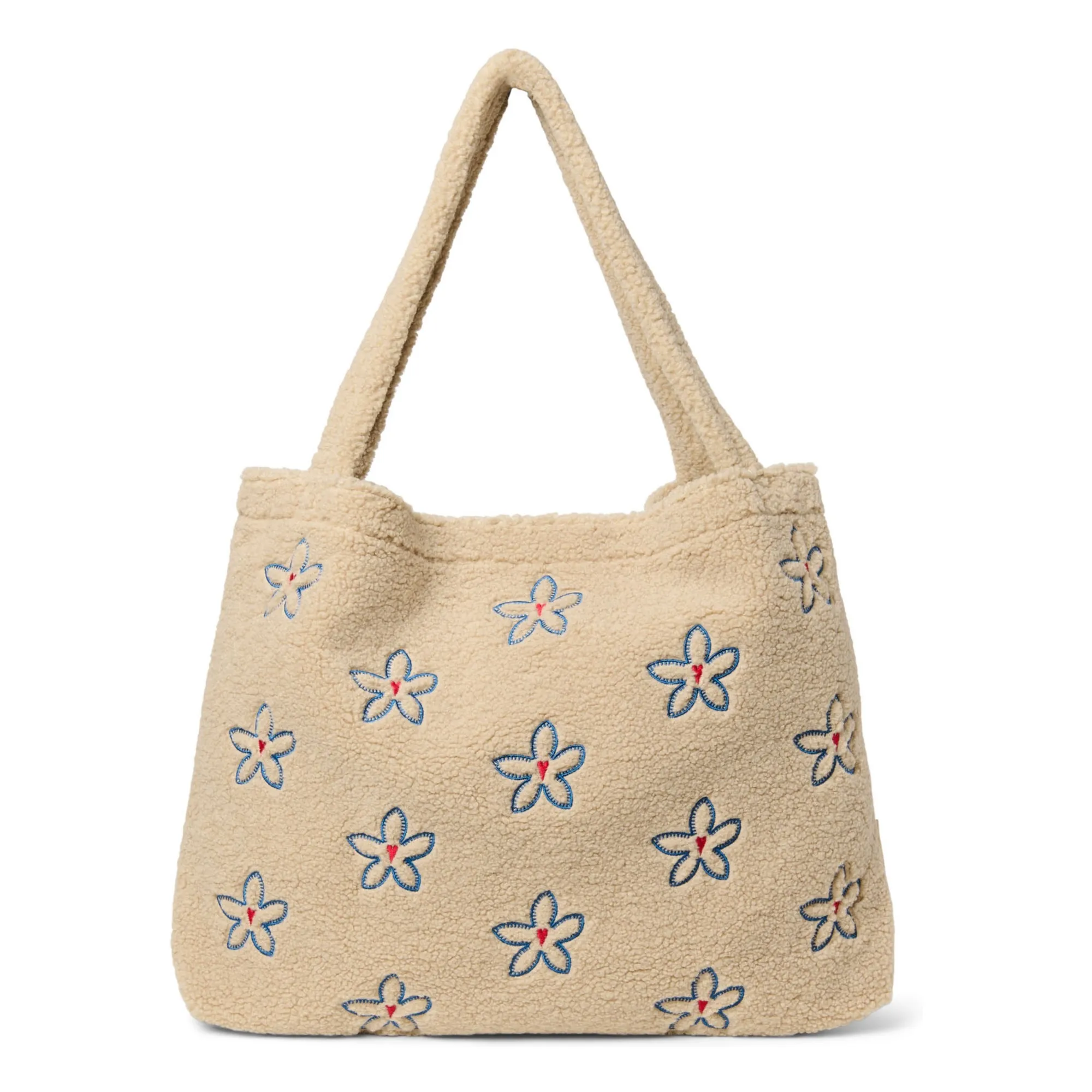 Studio Noos Beige Flower Heart Mom-Bag