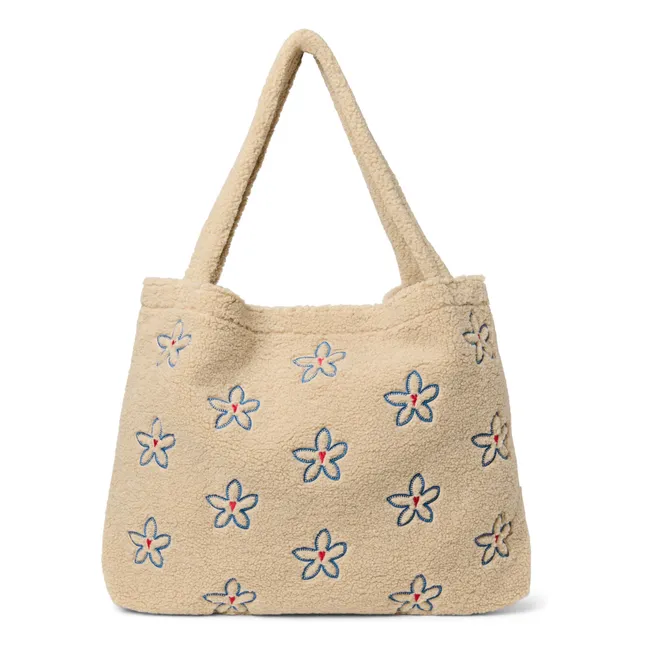 Sac mom-bag Flower Heart | Beige
