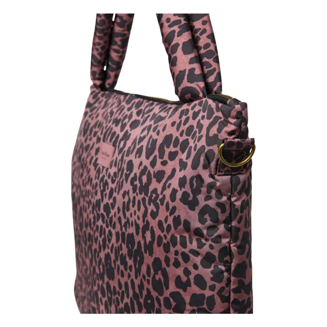 Sac à langer Léopard | Rouge