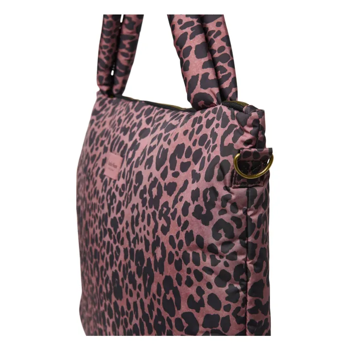 Sac à langer Léopard | Rouge- Image produit n°5