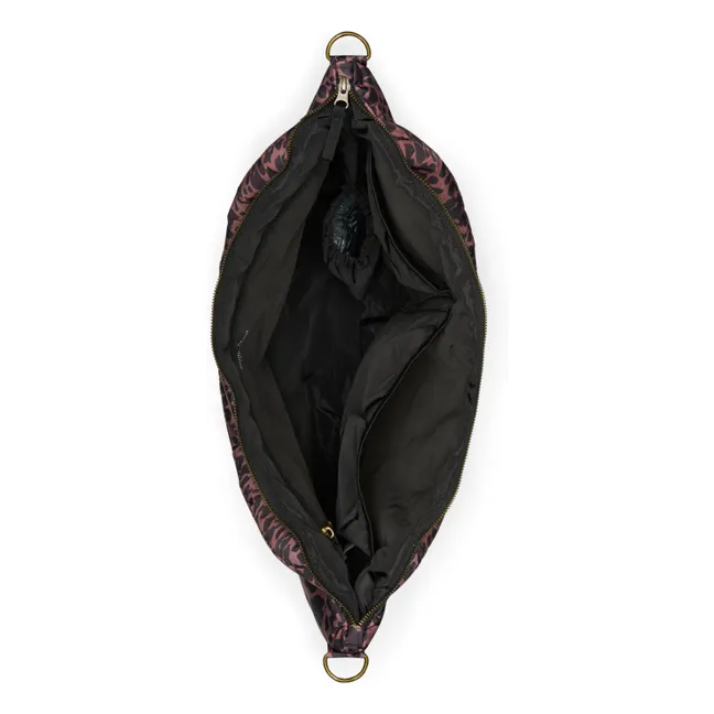 Borsa fasciatoio leopardata | Rosso