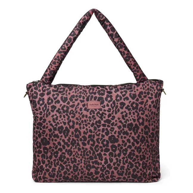 Leopard diaper bag | Red
