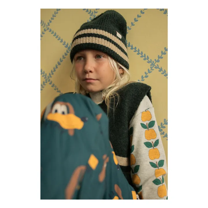 Bonnet Rayé | Vert- Image produit n°2
