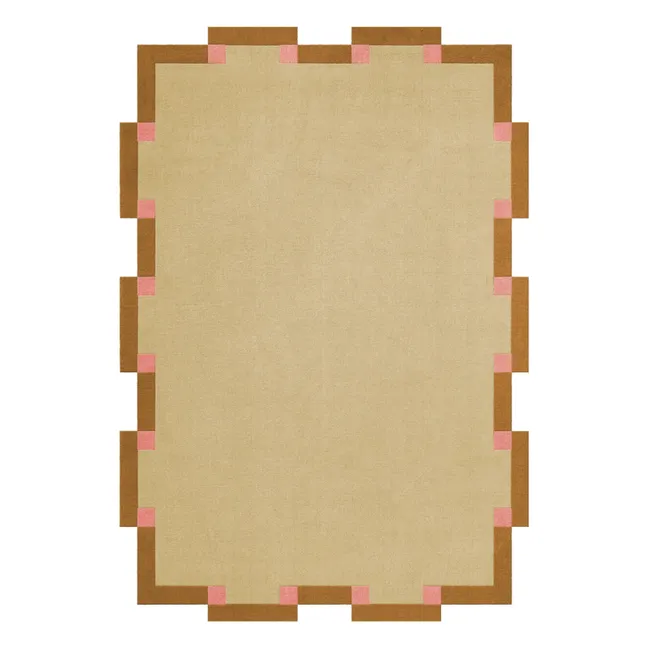 Tapis en laine Fregio,Tekla Evelina Severin | Beige