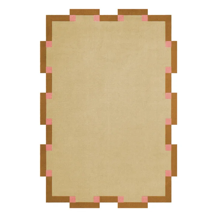 Alfombra de lana Fregio,Tekla Evelina Severin | Beige- Imagen del producto n°0