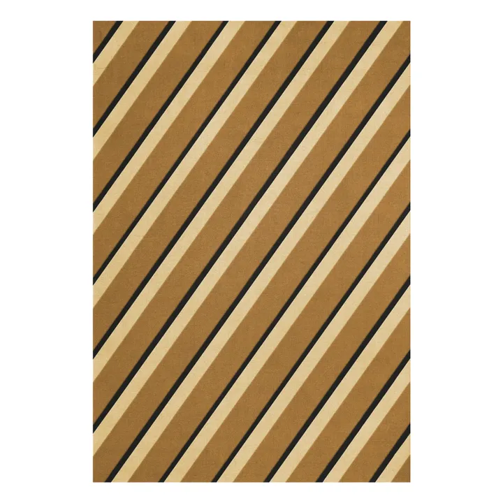 Alfombra de lana Diagonal,Tekla Evelina Severin | Arena- Imagen del producto n°0